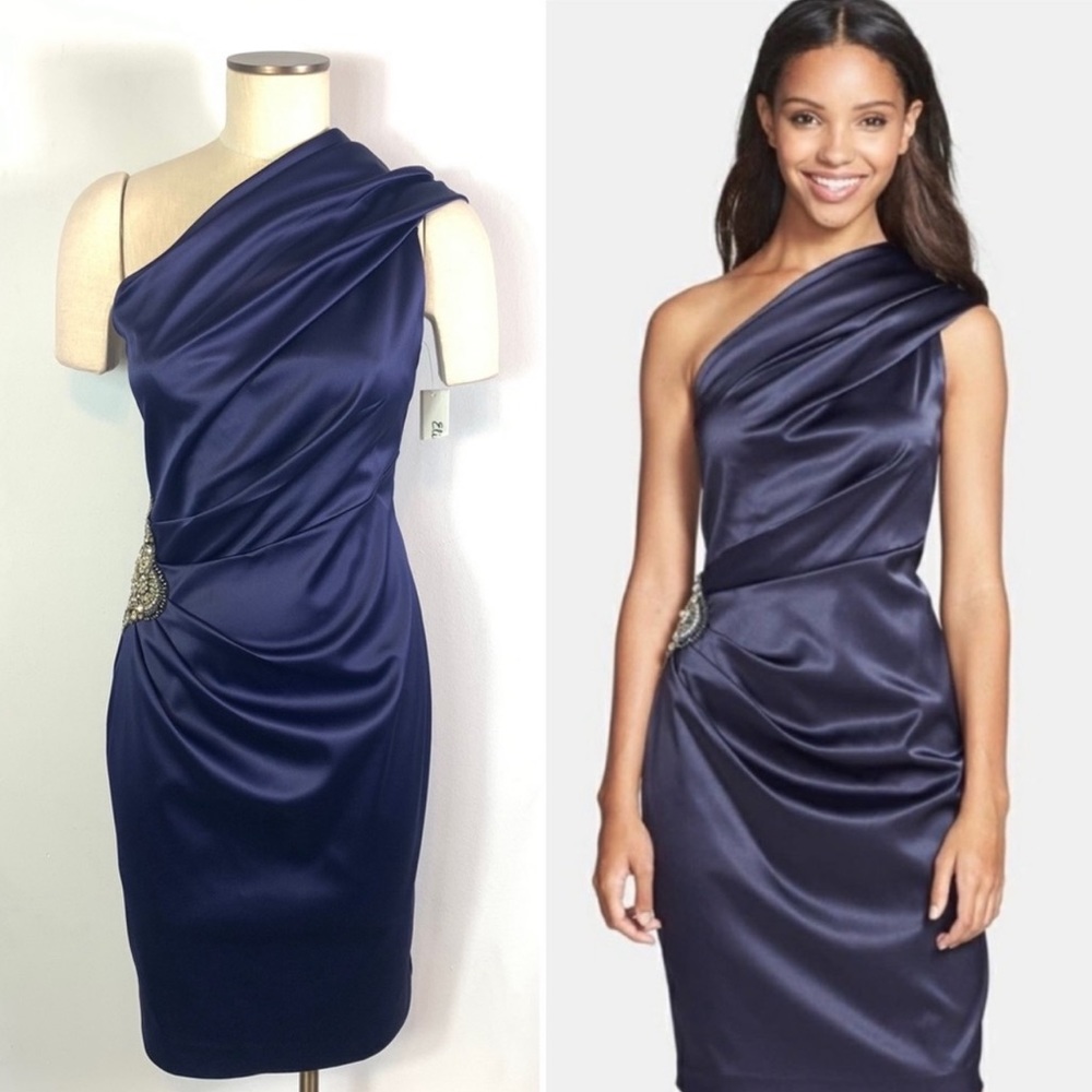 Eliza J one shoulder cocktail dress size 6